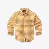 Boy Brums Milano Top | Camicia Gingham Garzata In Twill