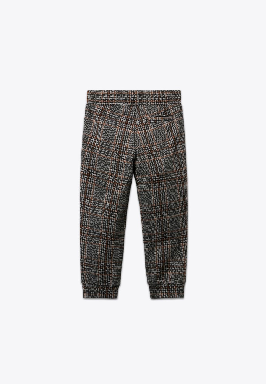 Boy Brums Milano Pantaloni | Pantalone Scozzese Con Coulisse