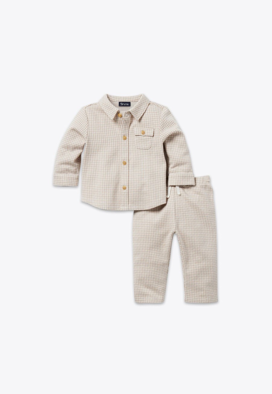 Newborn Brums Milano Completini & Tutine | Completo 2 Pezzi: Camicia E Pantalone